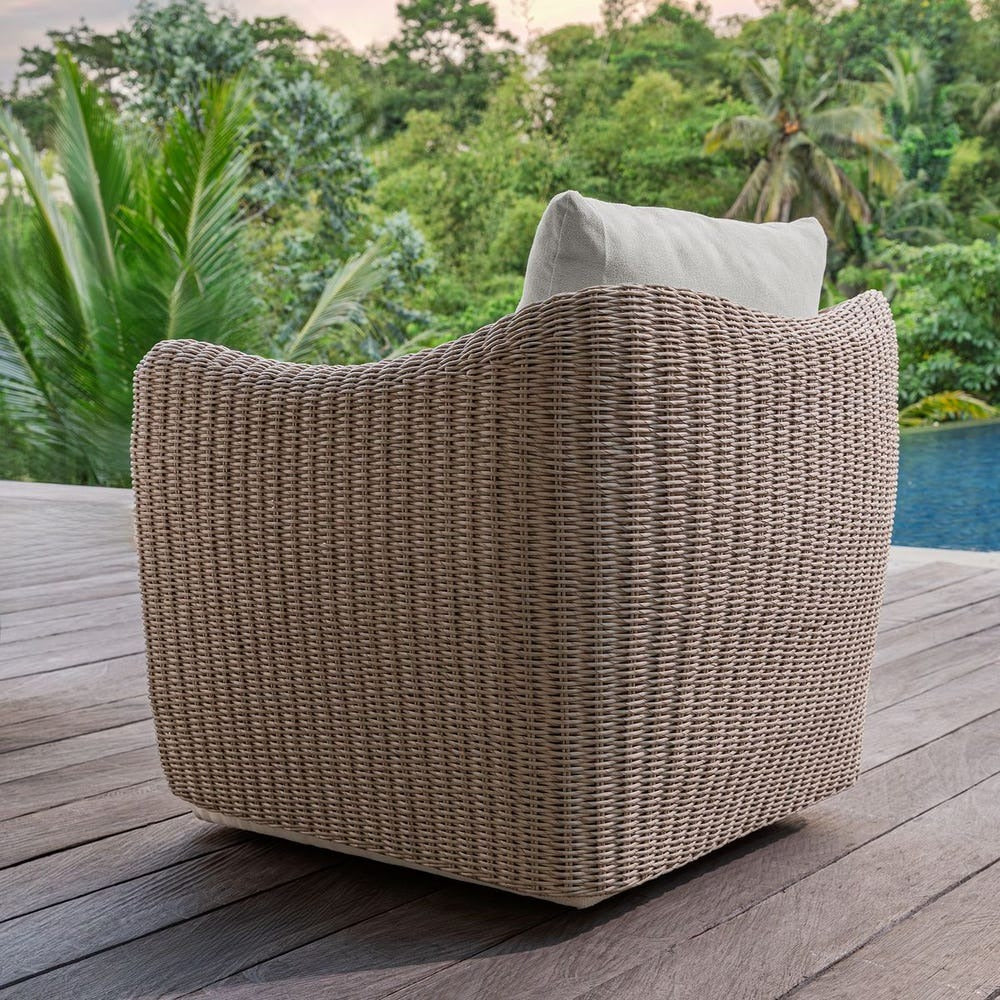 Uttermost Santorini Outdoor Swivel Lounge Chair