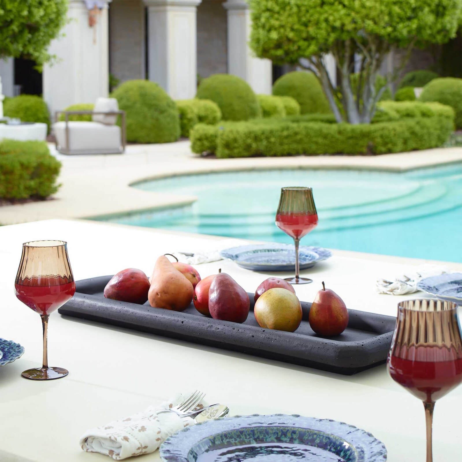 Uttermost Shadowline Indoor-Outdoor Black Tray
