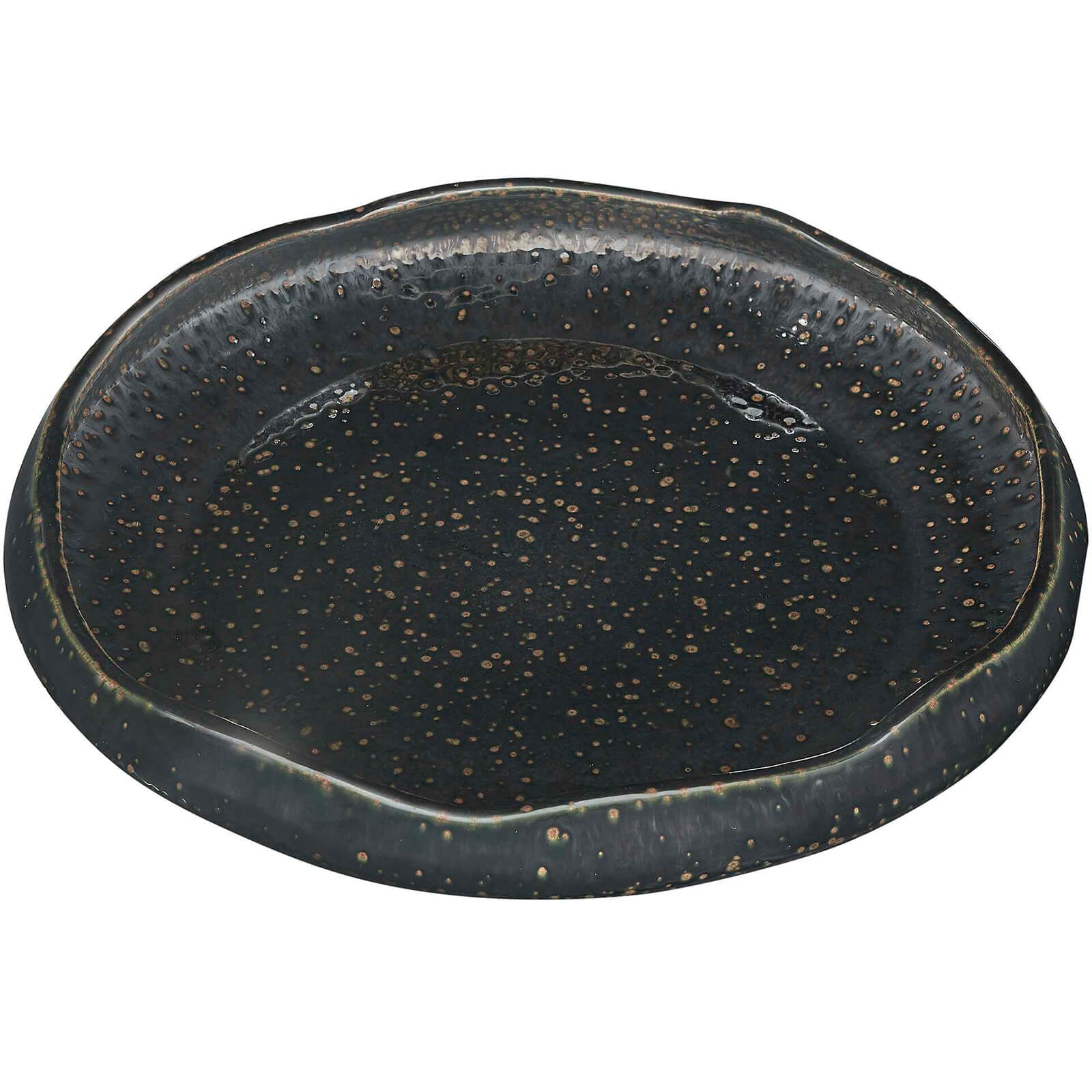 Uttermost Stardust Ripple Indoor-Outdoor Bowl in Black