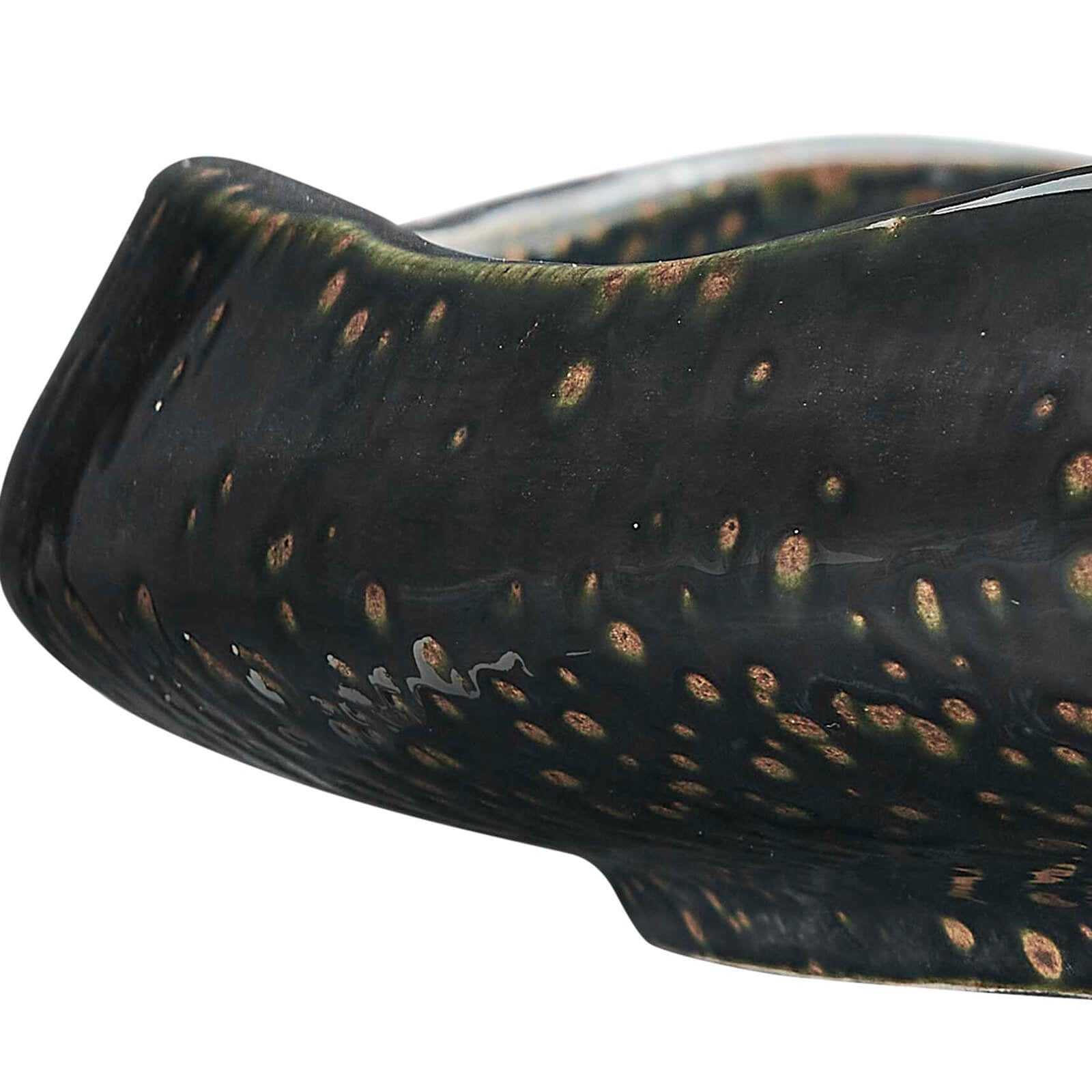 Uttermost Stardust Ripple Indoor-Outdoor Bowl in Black