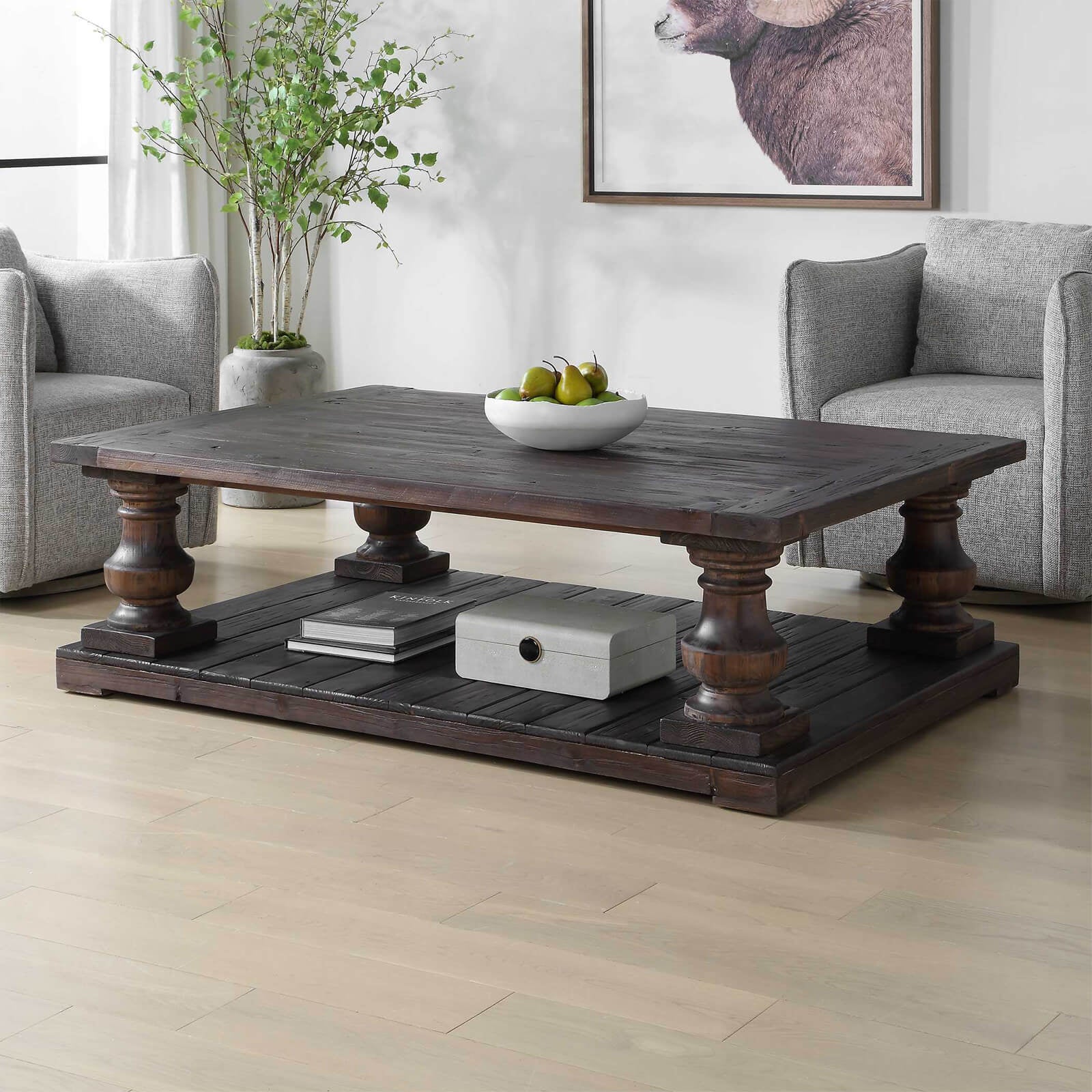 Uttermost Stratford Coffee Table in Walnut
