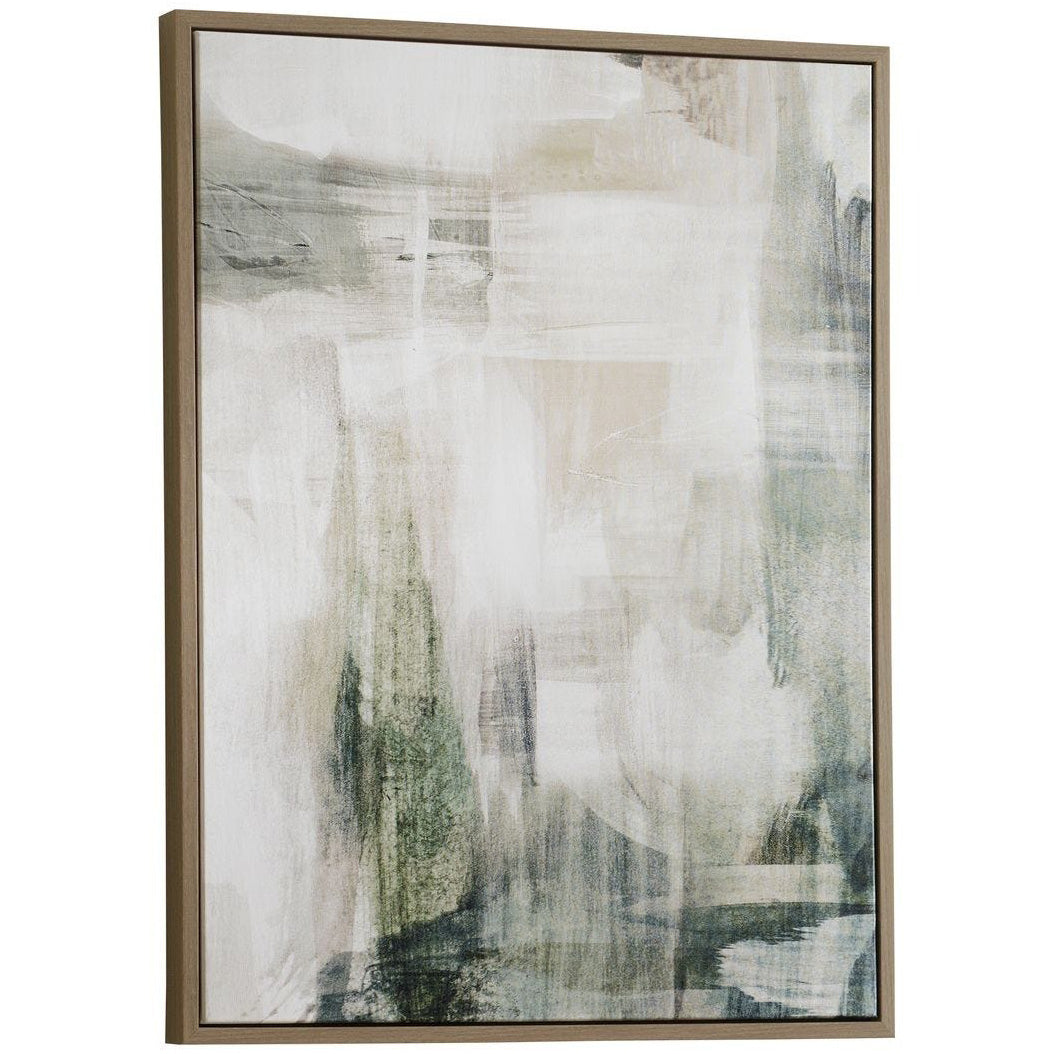 Uttermost Subliminal Drift Abstract Framed Canvas