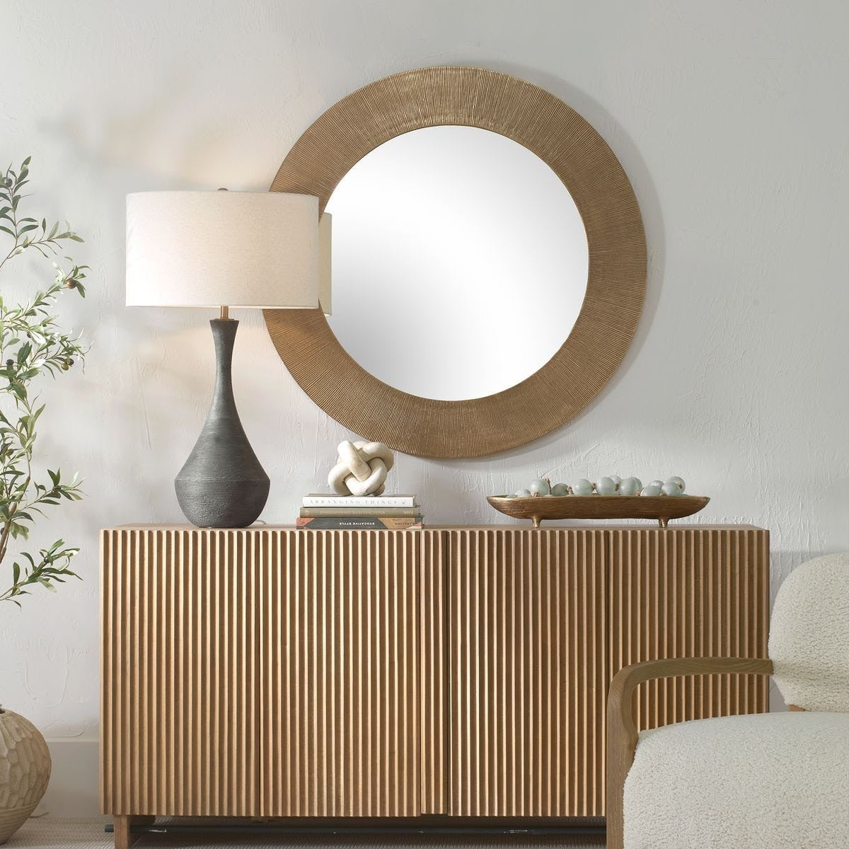 Uttermost Tano Round Mirror