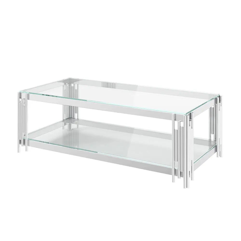 Vasa Clear Glass Coffee Table Coffee Table