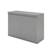 Vienna Tempered Matt Glass 2 Door Sideboard   Nicholas John Interiors