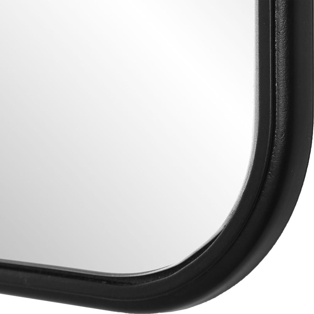 Keiichi Grace Scalloped Mirror in Black