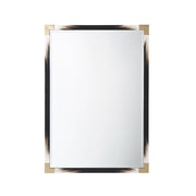 Theodore Alexander Mirror Cutting Edge Small Wall in Black