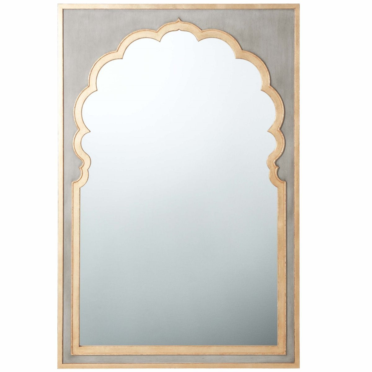 Theodore Alexander Jaipur Wall Mirror in Grey