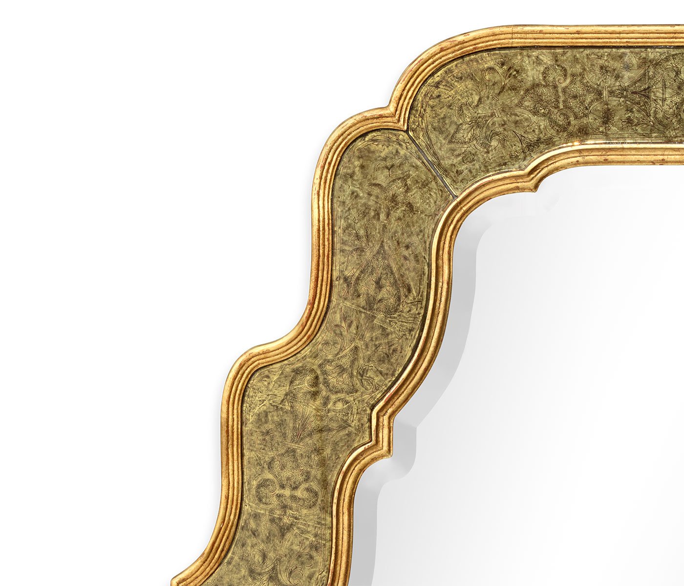 Jonathan Charles Wall Mirror William & Mary - Mirror Glass