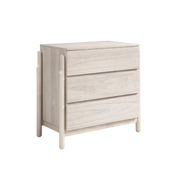 Twenty10 Design Whisper 3 Drawer Chest in Oak White Wash  Nicholas John Interiors