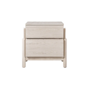 Twenty10 DesignWhisper 2 Drawer Bedside in Oak White Wash  Nicholas John Interiors