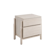 Twenty10 DesignWhisper 2 Drawer Bedside in Oak White Wash  Nicholas John Interiors