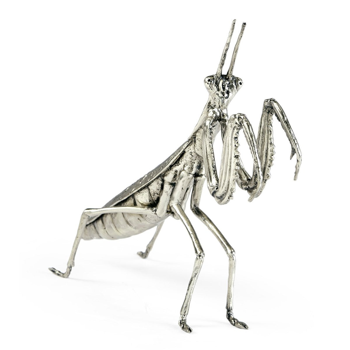 Jonathan Charles White Brass Praying Mantis