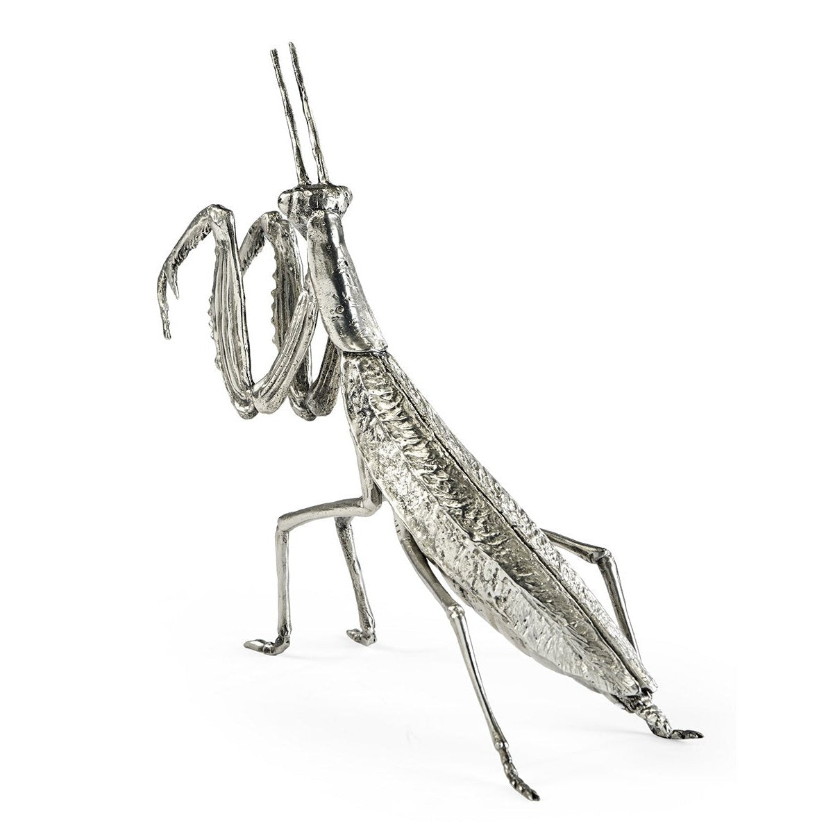 Jonathan Charles White Brass Praying Mantis