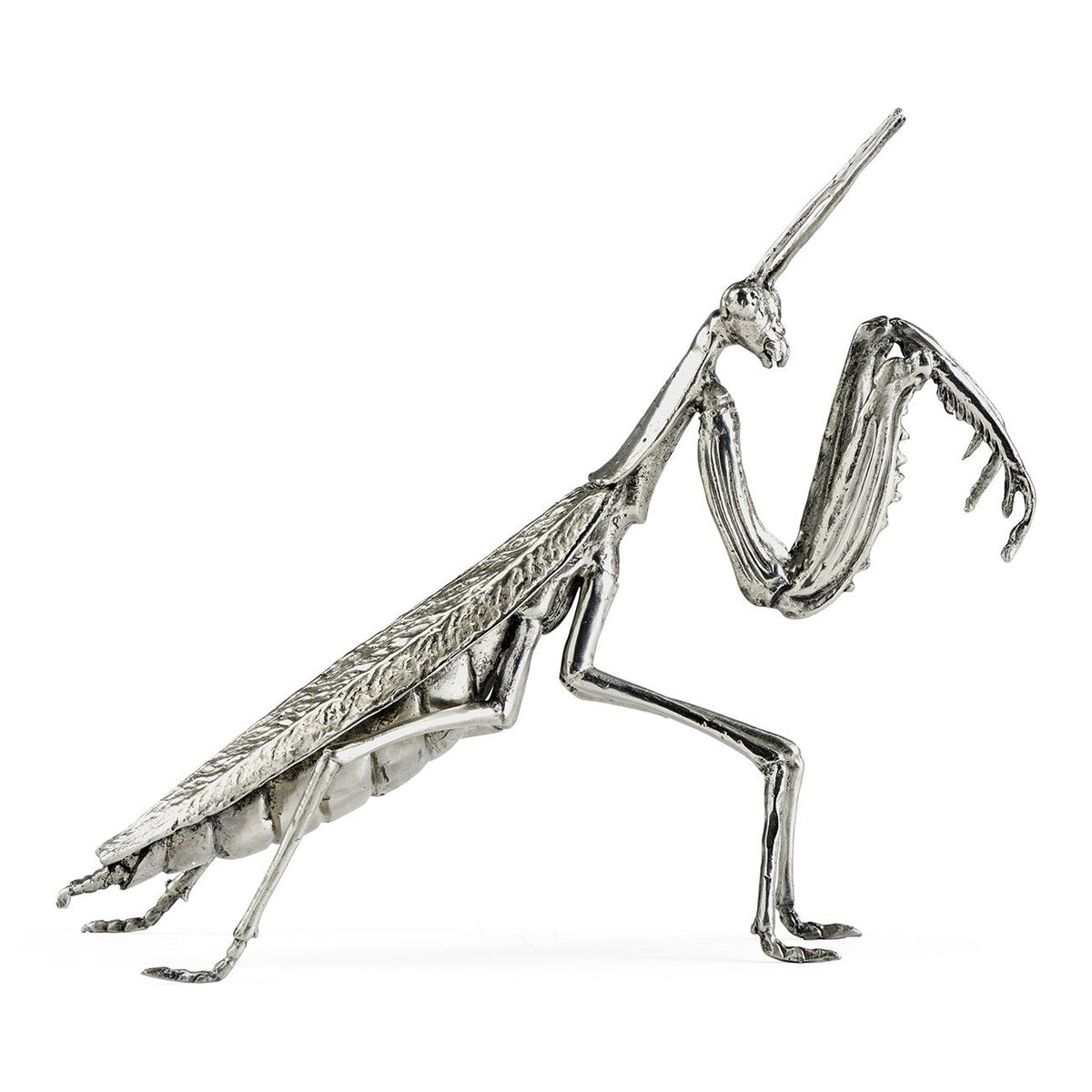 Jonathan Charles White Brass Praying Mantis