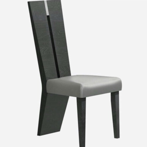 Ava Dark Grey faux leather stool