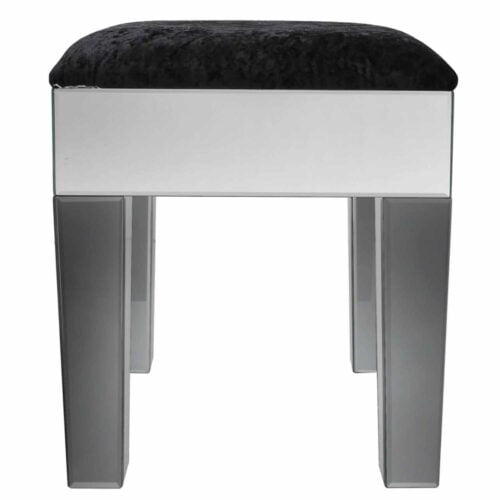 Brooklyn Smoked And Clear Mirror Stool